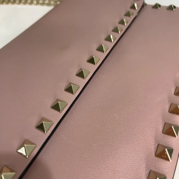 Auth VALENTINO Garavani Shoulder Bag  Pink Leather 1731451 - Picture 5 of 16